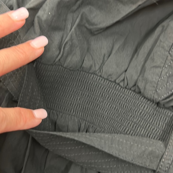 NWT Madewell Ruffled One-Shoulder Midi Dress black 0 - Picture 9 of 9